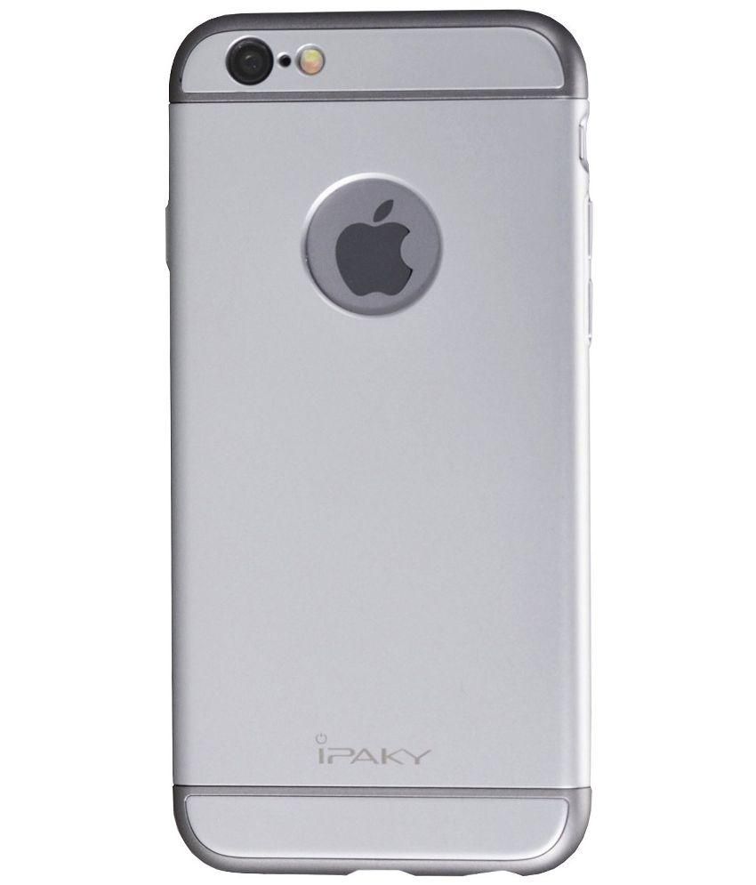 iPAKY Back Cover for Apple iPhone 6S Silver