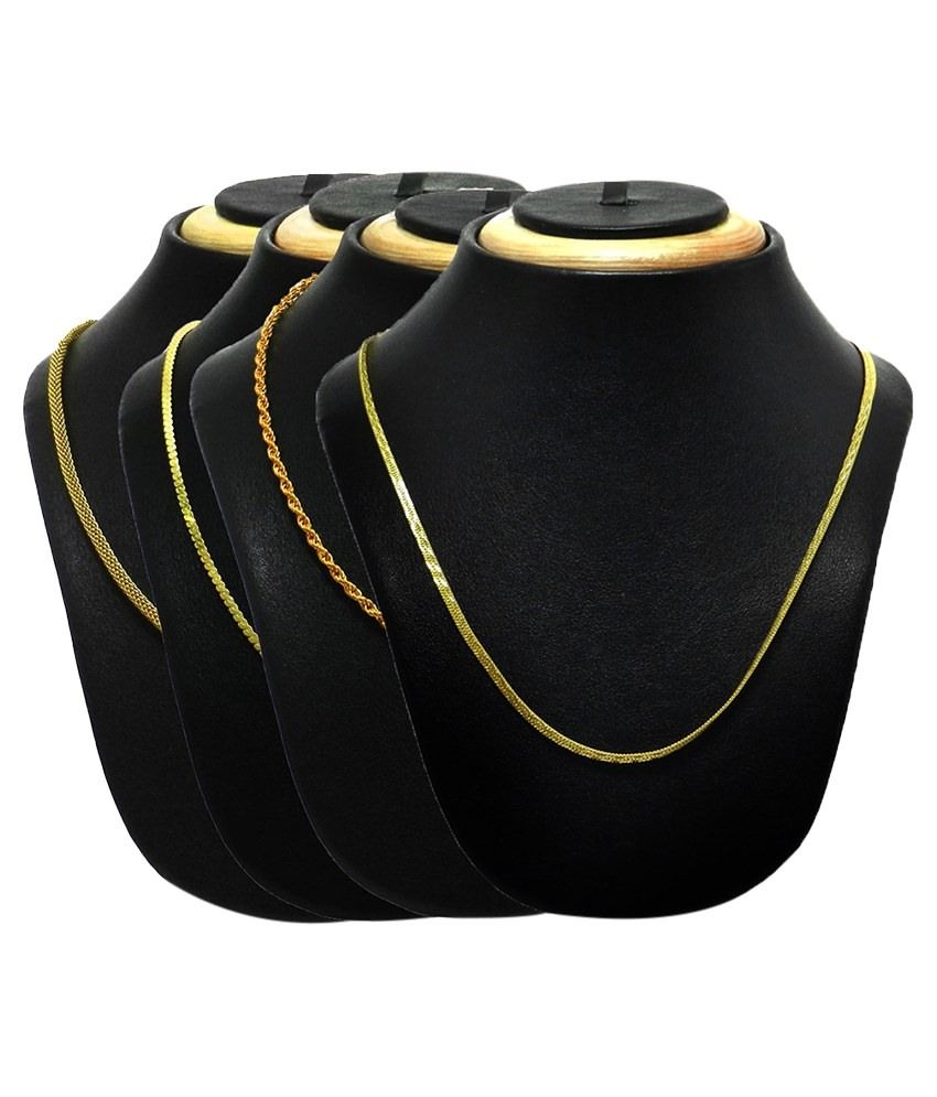 Abstra Set abstra gold plated chain set of 4 buy abstra gold plated Abstra Set abstra gold plated chain set of 4 buy abstra gold plated