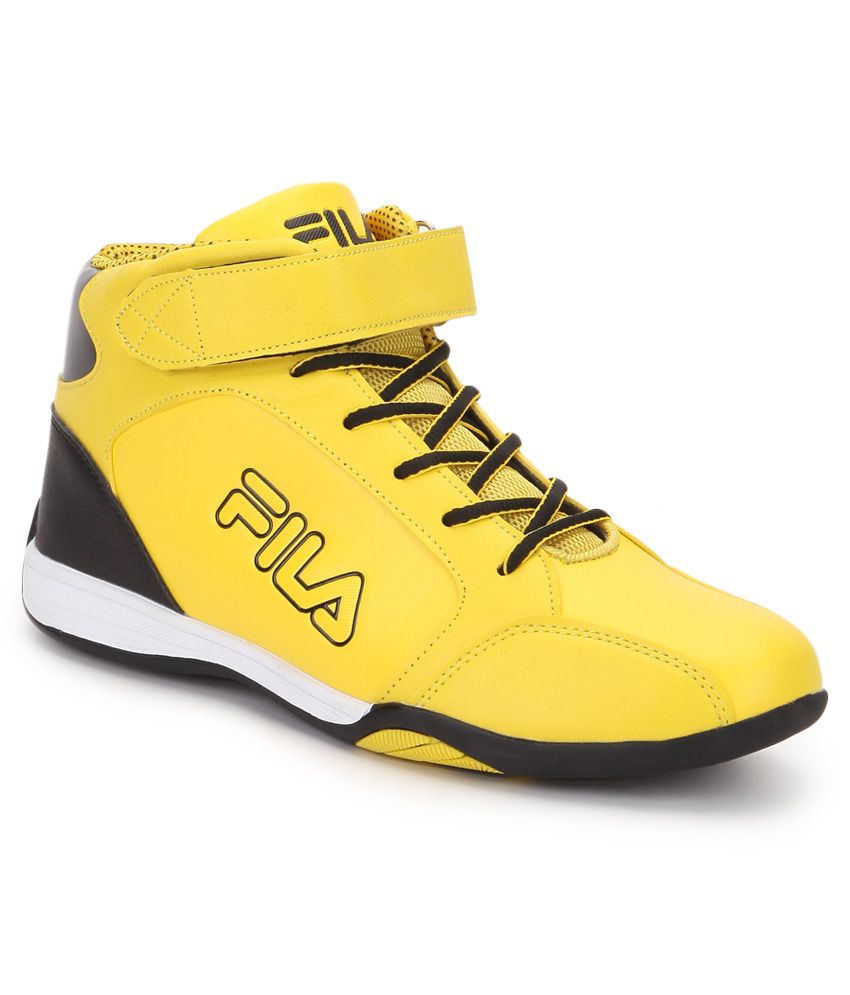 fila running shoes yellow