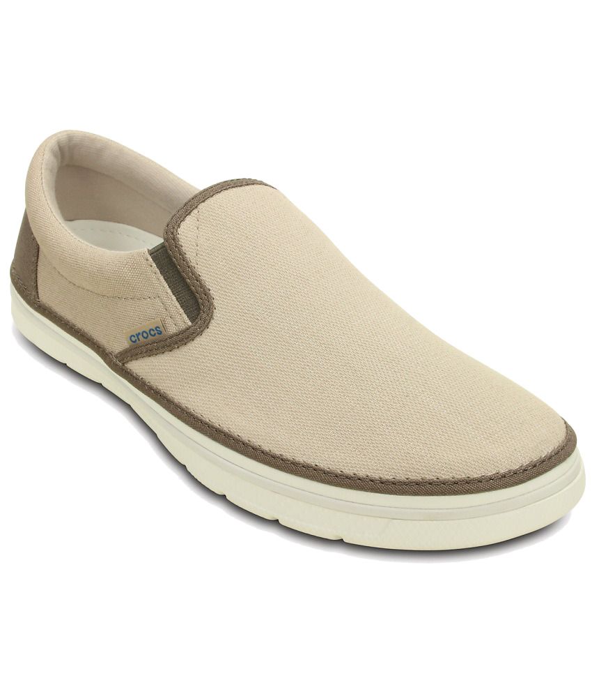 light tan crocs