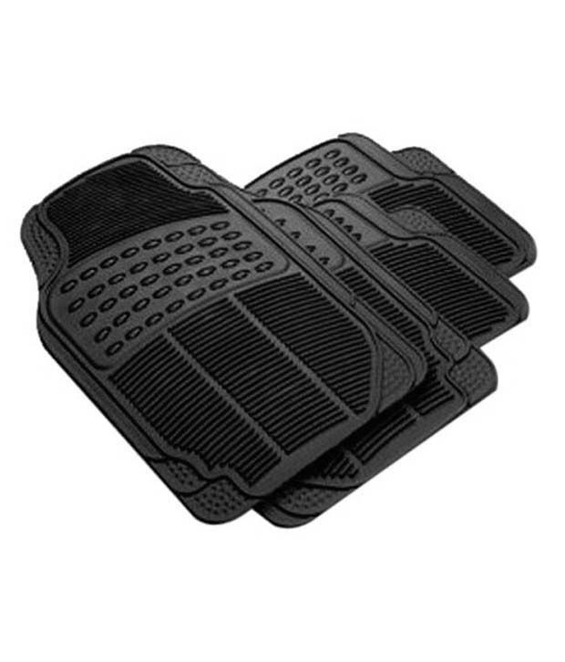 GKing Black Rubber Floor Mat for Maruti Alto 800 Set of 4 Buy G