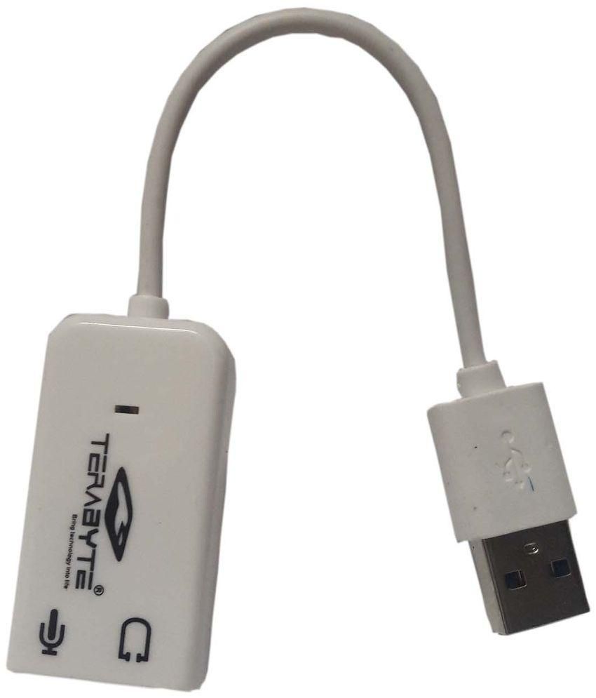 Terabyte 7.1 Channel USB Sound Card - White - Buy Terabyte 7.1 Channel ...