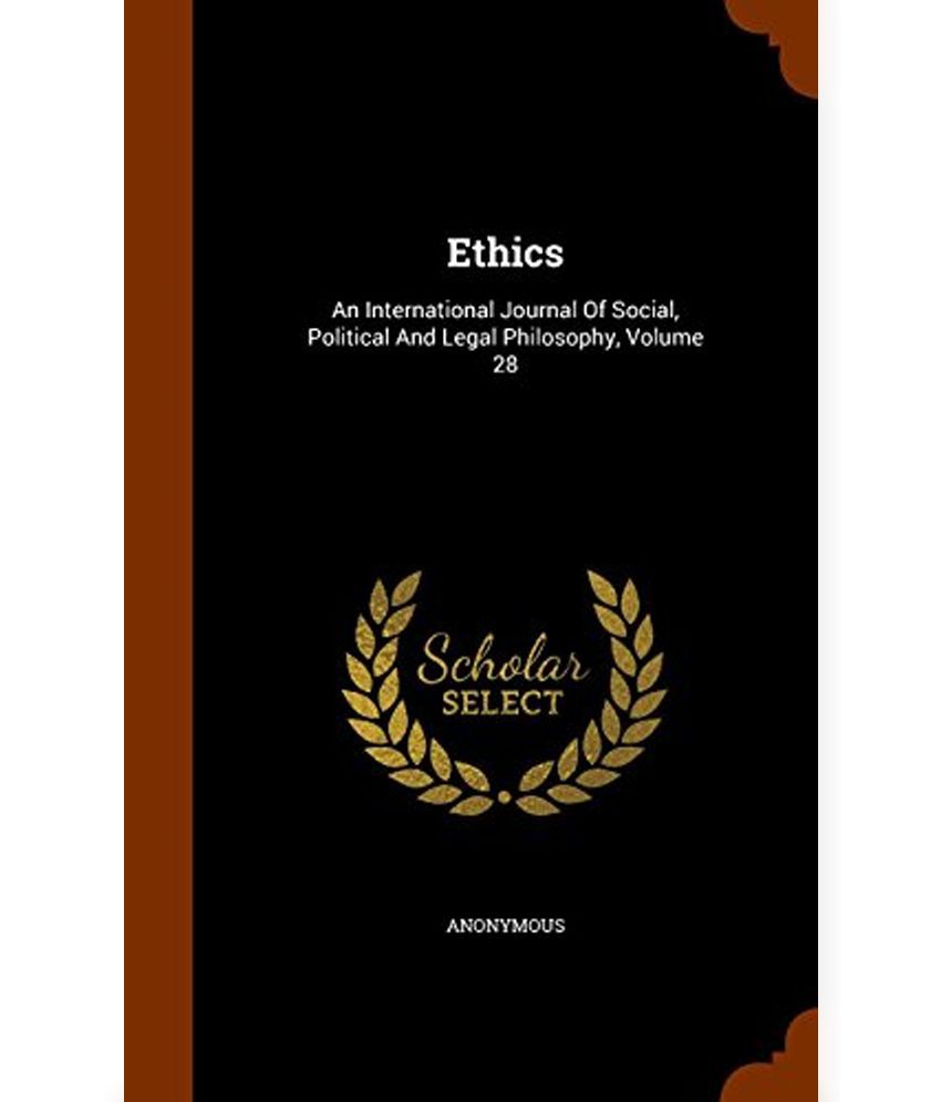 International journal of ethics.