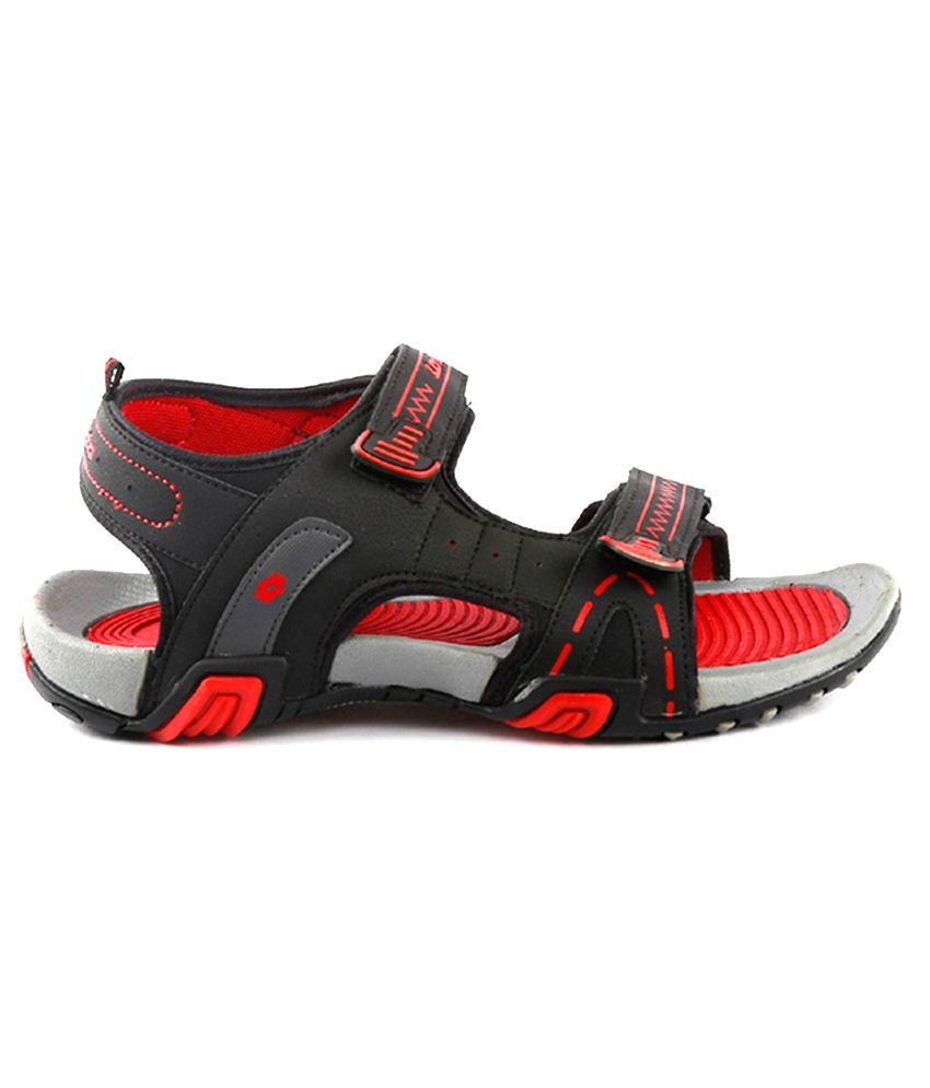 Lotto Spy Grey Red Men Floater Sandals - Buy Lotto Spy Grey Red Men Floater Sandals Online at 