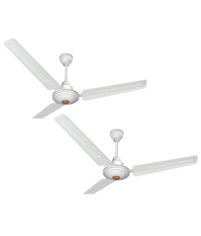 Activa 48 Apsra 5 Star Ceiling Fan White Pack Of Two In Activa 48 Apsra 5 Star Ceiling Fan White Pack Of Two