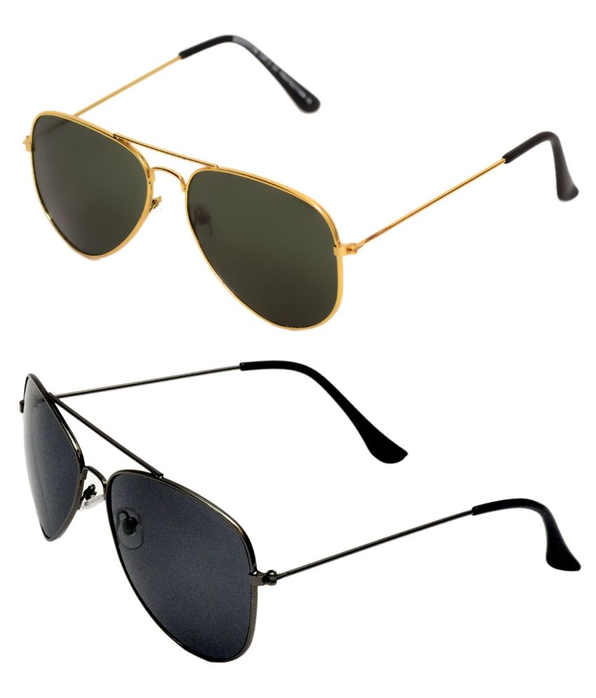 R Looks - Green Pilot Sunglasses ( rl1110-1105 ) - Buy R Looks - Green ...