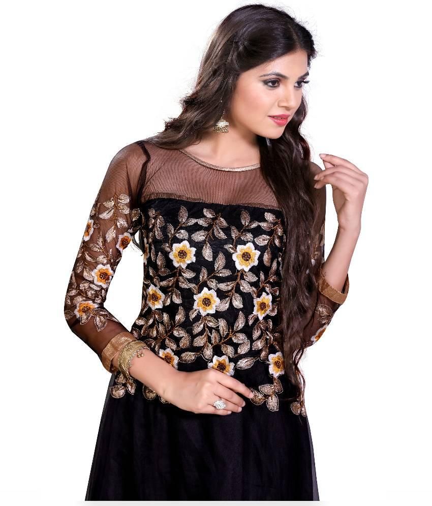 black net gown