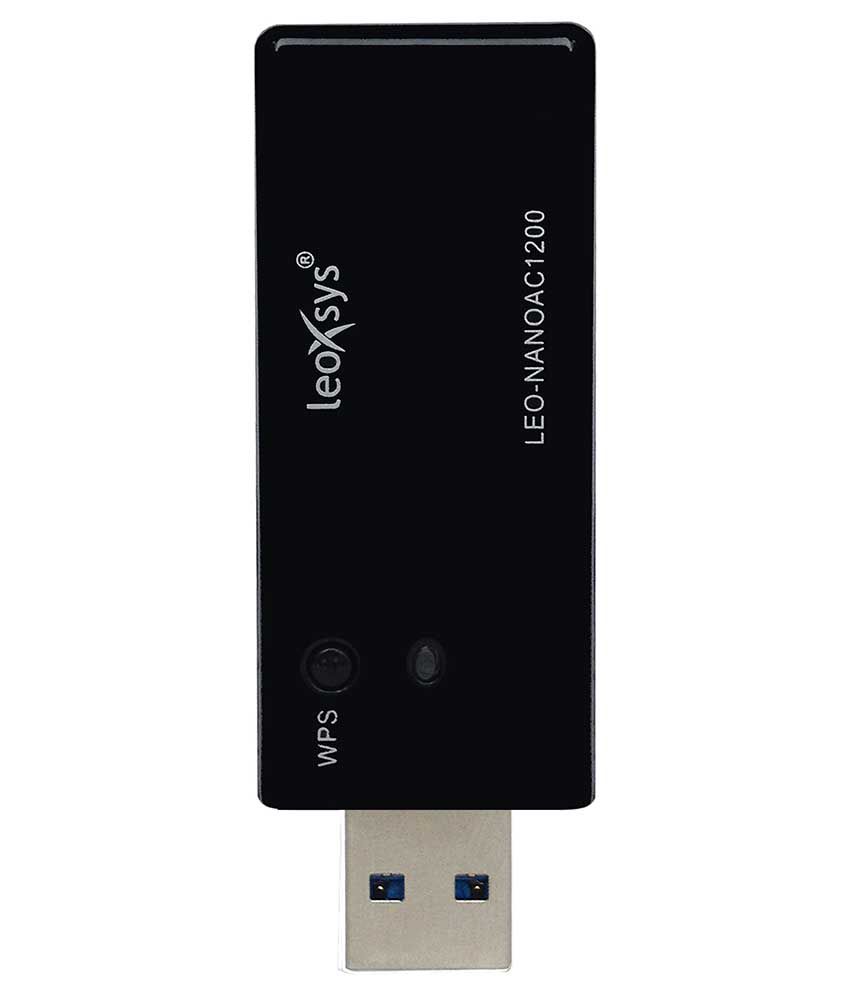     			Leoxsys LEO-NANOAC1200 WiFi USB 1200Mbps Wireless USB 3.0 High Gain Adapter