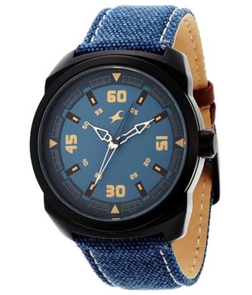 Fastrack NF9463AL07J Blue Leather Analog Watch - Buy  