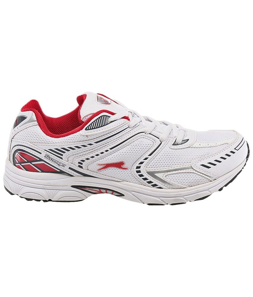 slazenger white mens trainers