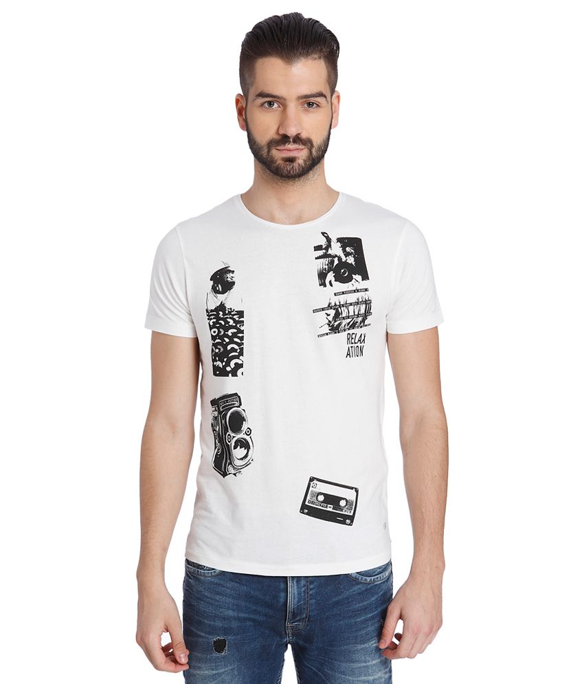 jack and jones white t shirts