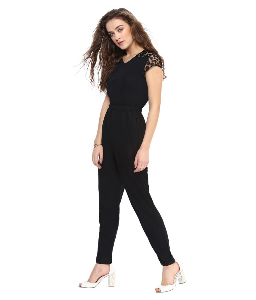 Uptownie Lite Black Polyester Jumpsuits - Buy Uptownie Lite Black ...