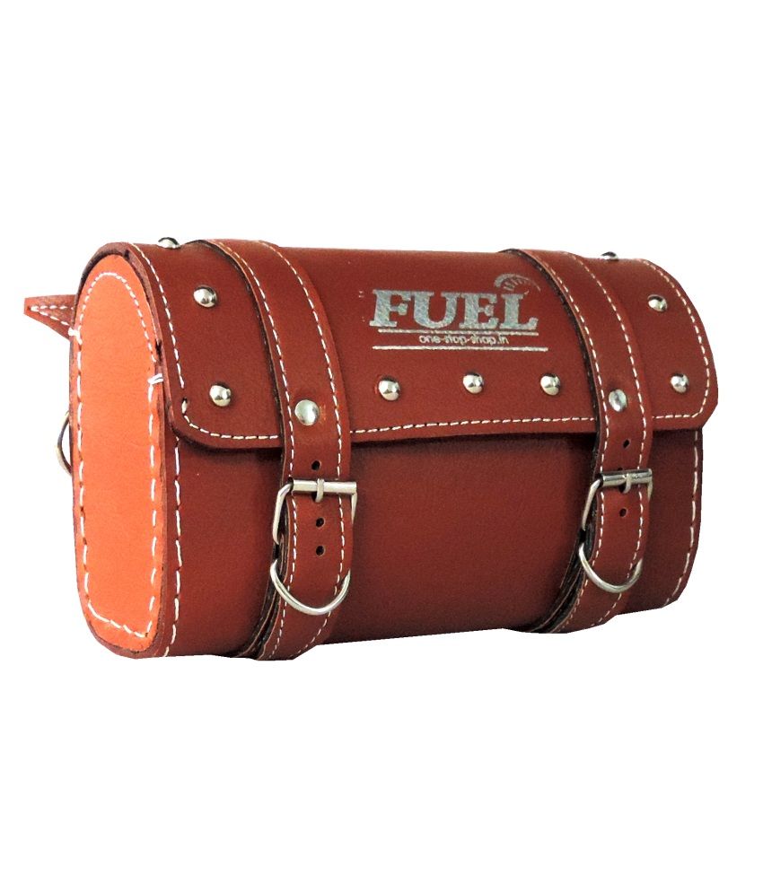 OSSFUEL Brown Saddle Bag For Cruiser Bikes (Square) Buy OSSFUEL