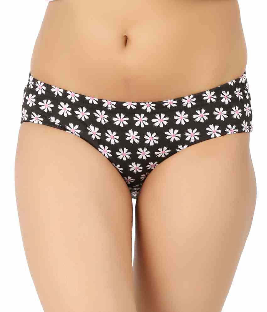 Buy VICA POTA Black Cotton Panties Online at Best Prices in India