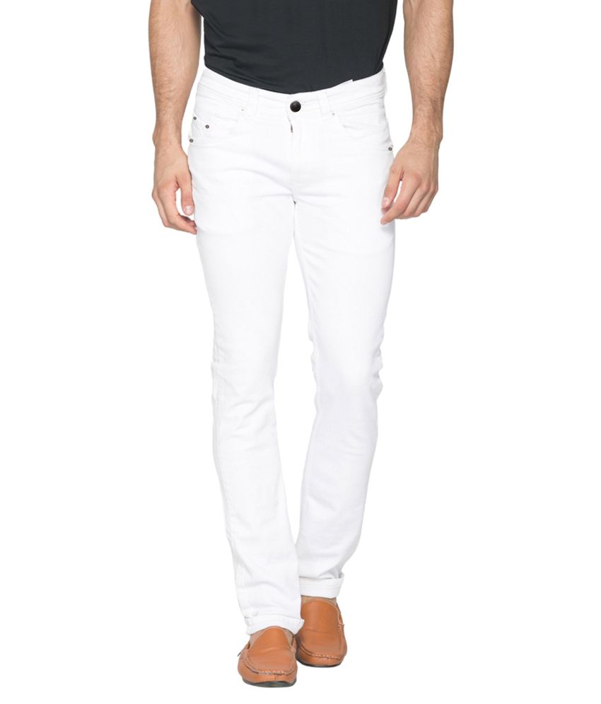 Haltung White Slim Fit Jeans - Buy Haltung White Slim Fit Jeans Online ...