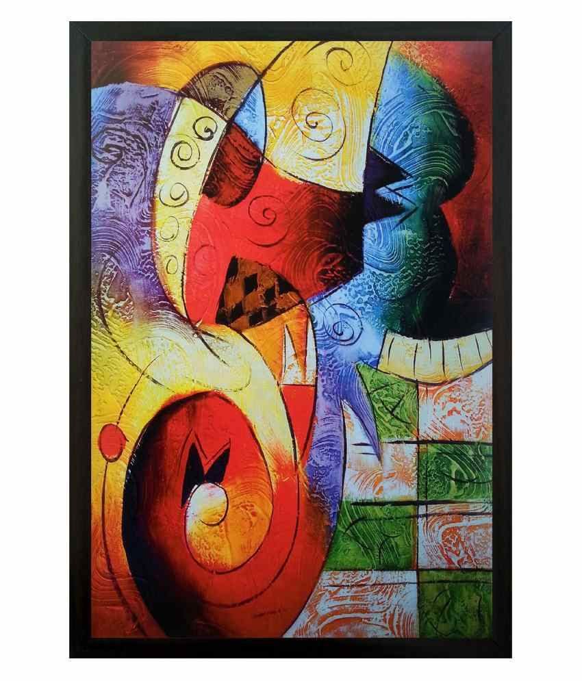 Elixir Arts Matte Laminated & Framed Modern Art PosterArt Print Buy