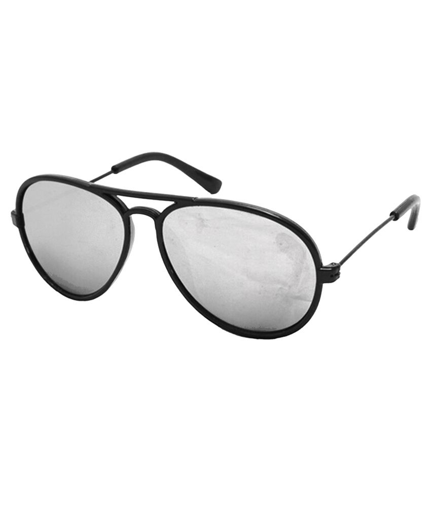 silver aviator sunglasses india