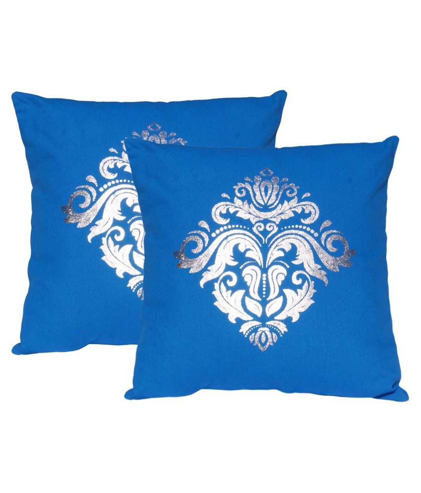 blue cushion covers