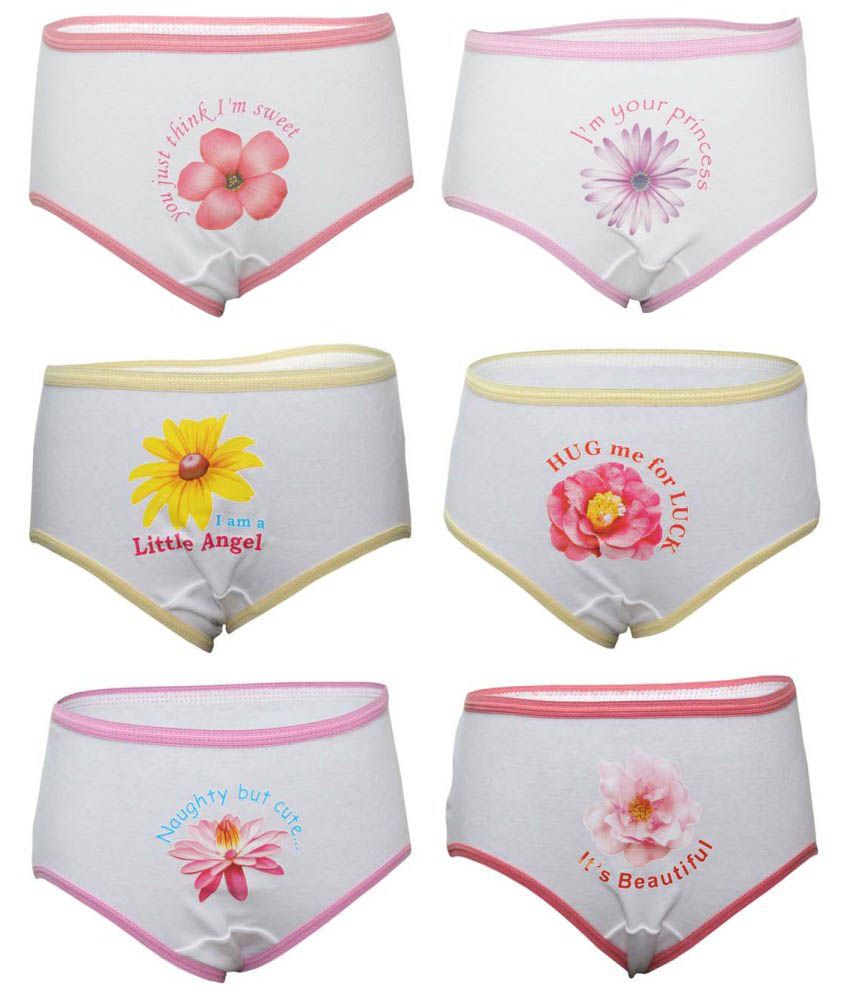     			Bodycare Multicolor Cotton Panties - Pack of 6