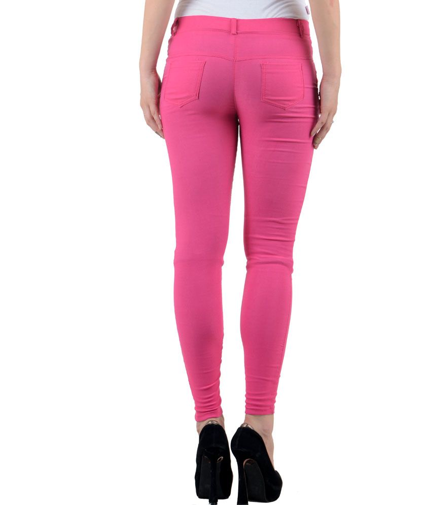 Buy New Fashion Multi Color Cotton Lycra Jeggings Online at Best Prices ...