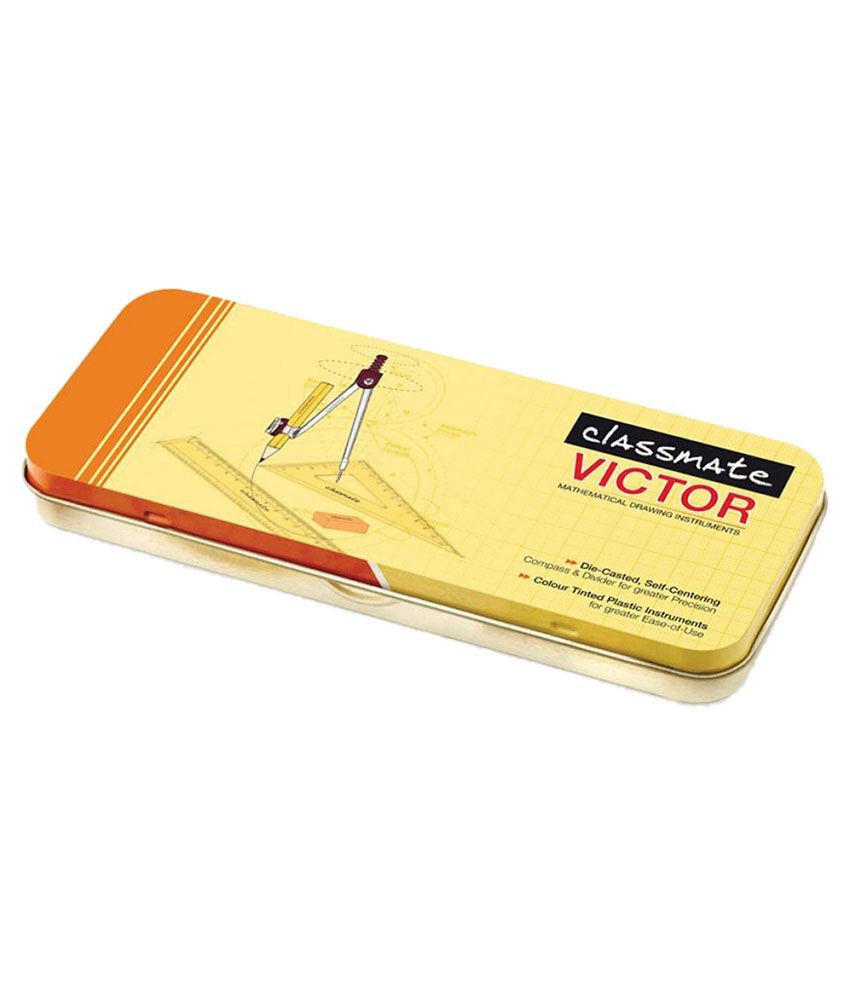 Classmate Multicolour Metal Geometry Boxes Pack Of 10 Buy Online at