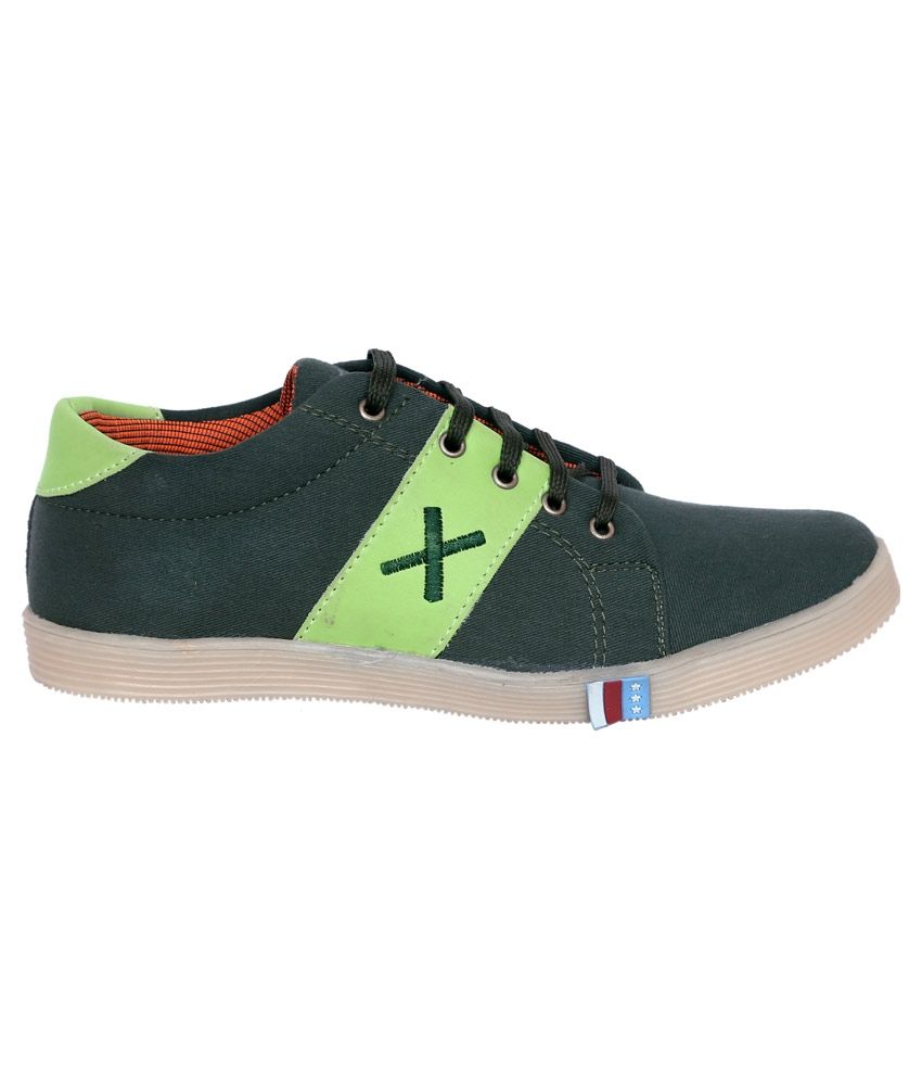 lee green casual shoes