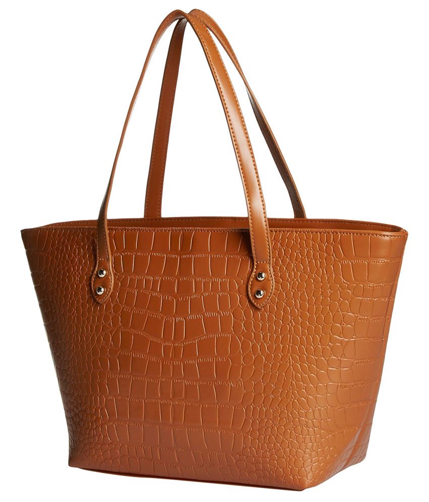 Covo Brown Casual Tote Bag - Buy Covo Brown Casual Tote Bag Online at ...
