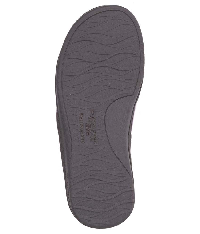Dearfoams Purple Slippers & Flip Flops Price in India- Buy Dearfoams Purple Slippers & Flip 