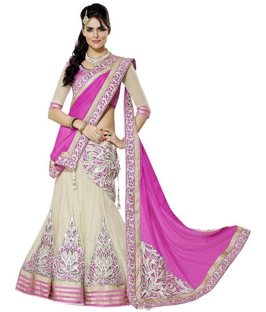 buy organza lehenga online