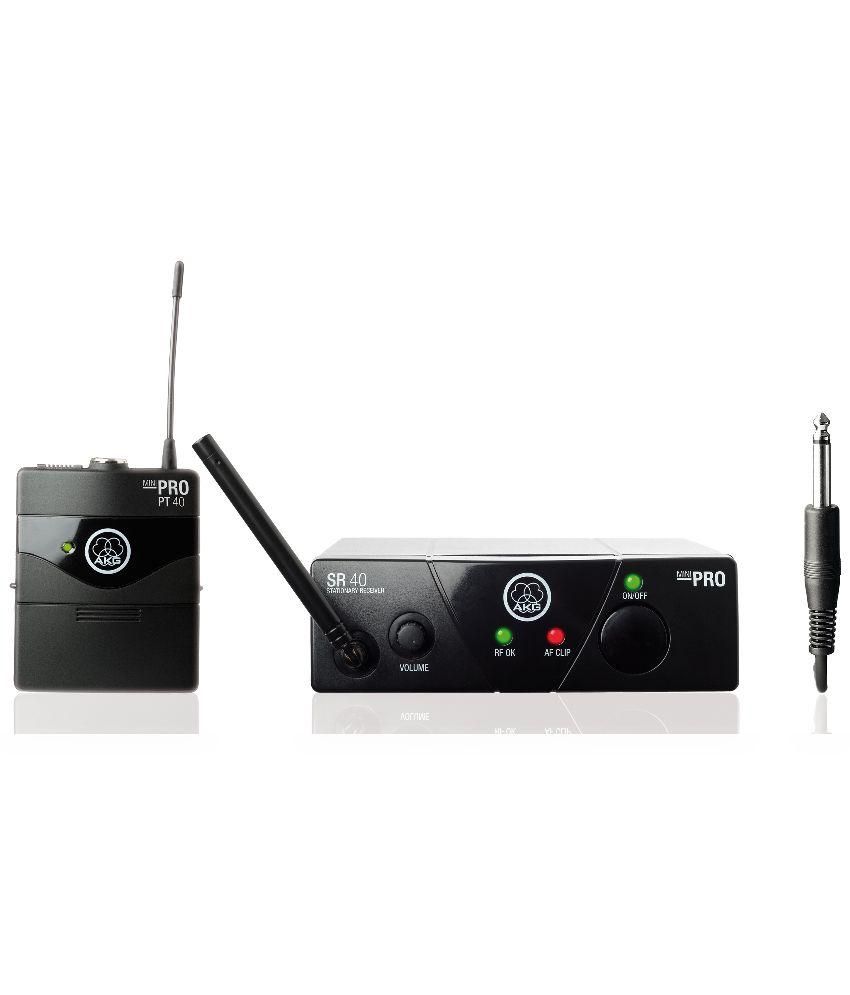 AKG WMS40 Mini Instrument Wireless Microphone System Black