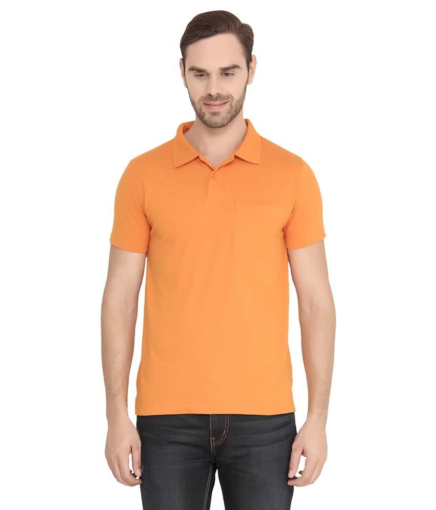 baju polo orange