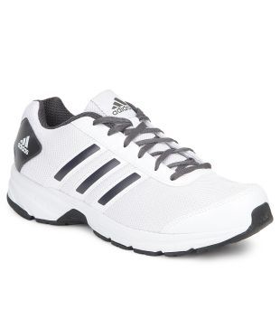 adidas white sports shoes