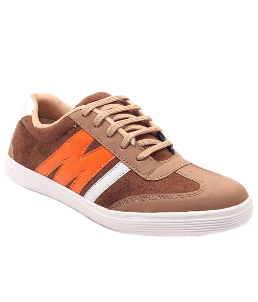 tan sole sneakers