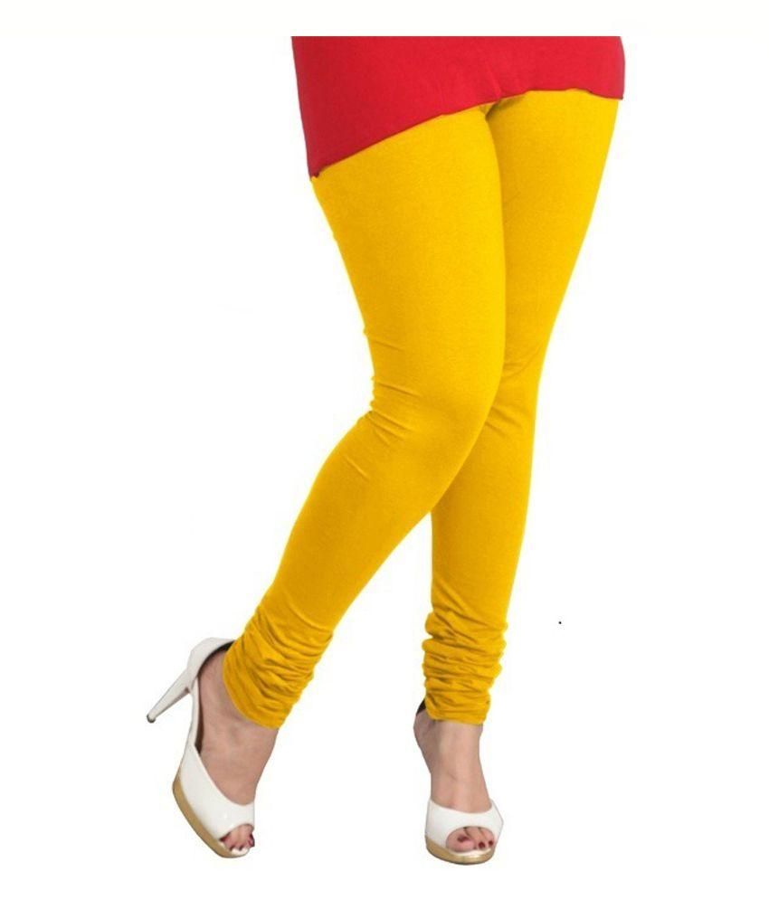 yellow leggings with pockets