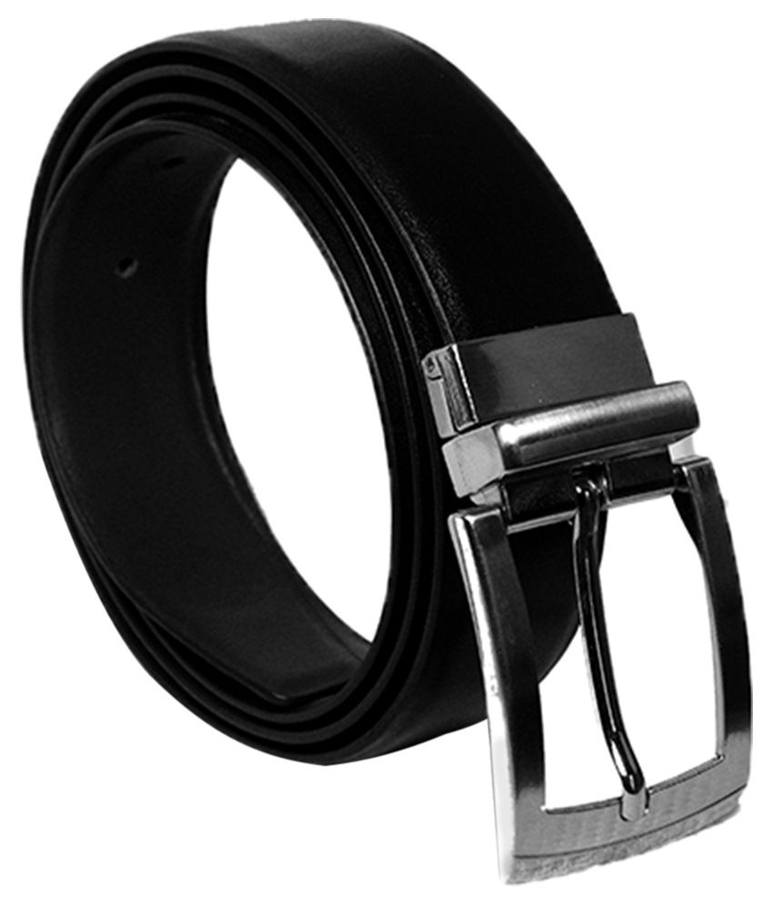 Mospl Black Leather Belt For Men: Buy Online at Low Price in India ...