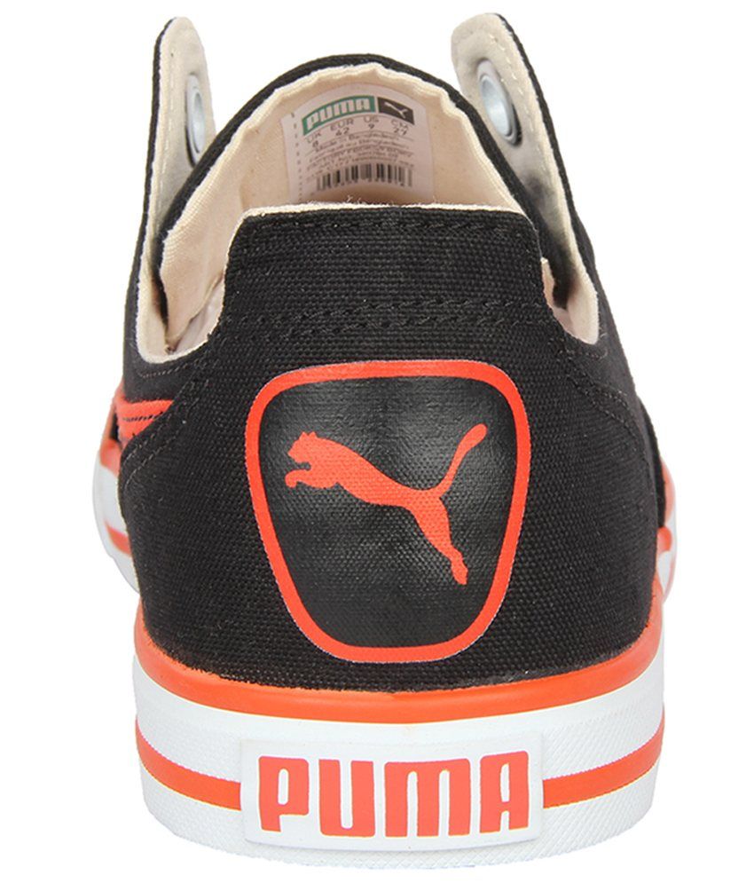 Puma Black Canvas Shoes - Buy Puma Black Canvas Shoes Online at Best ...