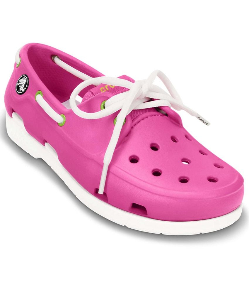 Crocs Relaxed Fit Pink Casual Shoes For Kids Price in India Buy Crocs