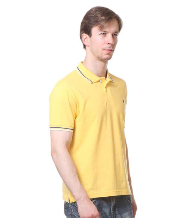 Louis Philippe Yellow Polo T Shirts - Buy Louis Philippe Yellow Polo T Shirts Online at Low ...