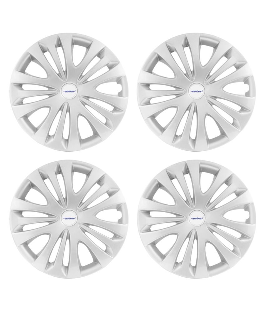 Speedwav Silver 14 Inch Car Wheel Cover for Ertiga Design Set of 4