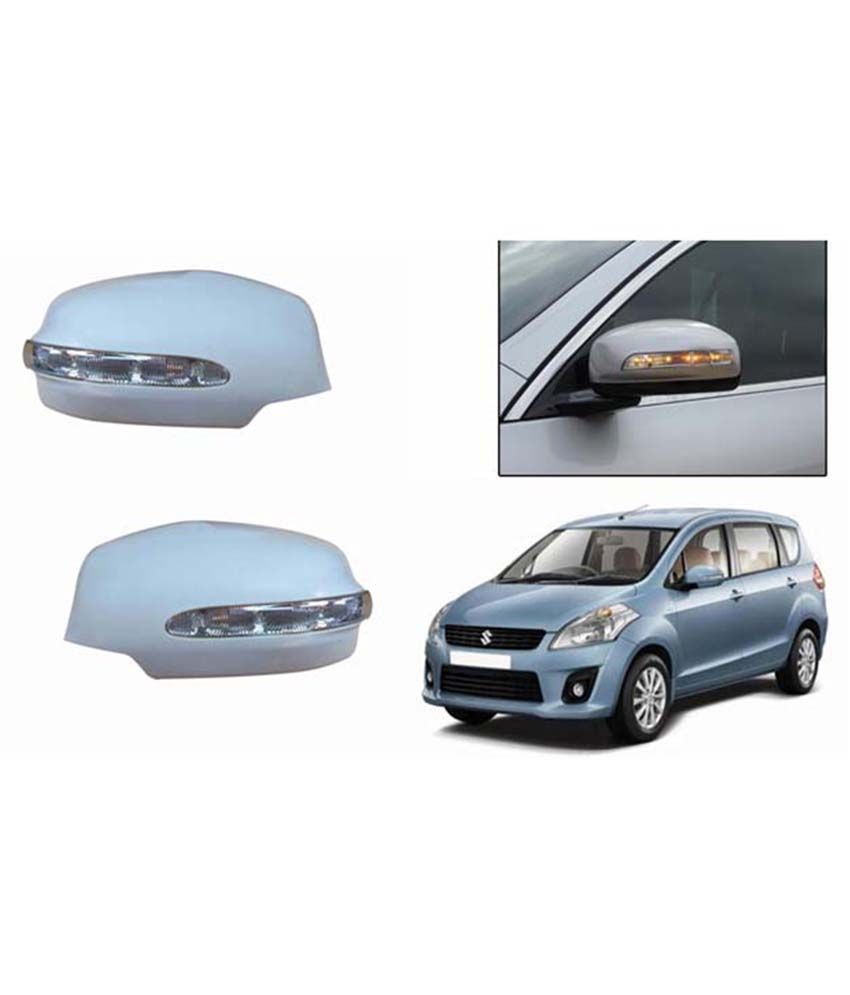 Takecare Plastic Blinking Mirror Covers Set Of 2 For Maruti Ertiga