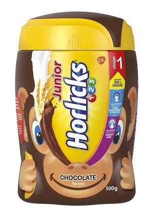 horlicks junior chocolate health drink 500 gm jar buy horlicks horlicks junior chocolate health drink 500 gm jar