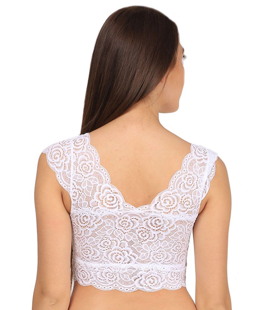 Buy Elvin White Net Bra Online At Best Prices In India Snapdeal