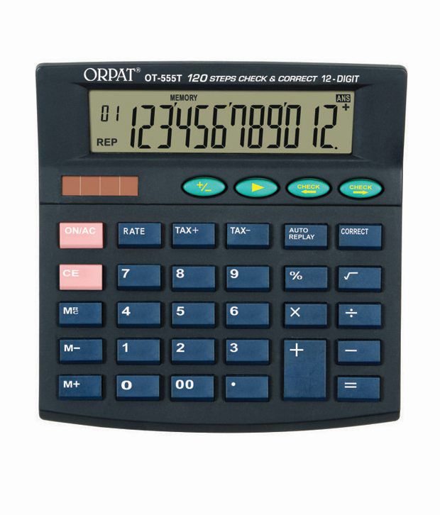     			Orpat OT-555T Check & Correct  Calculator