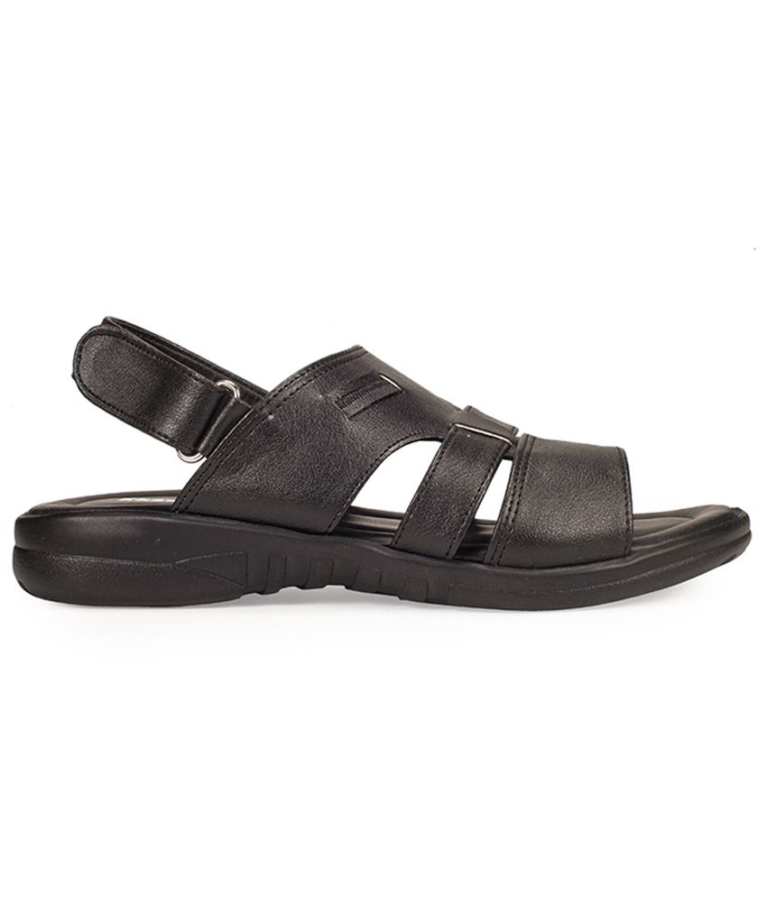 KHADIM Black Sandals - Buy KHADIM Black Sandals Online at Best Prices ...
