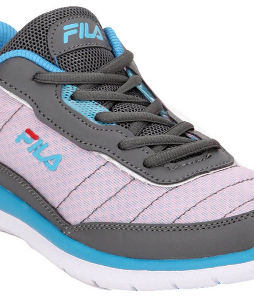 fila torque grey running shoes