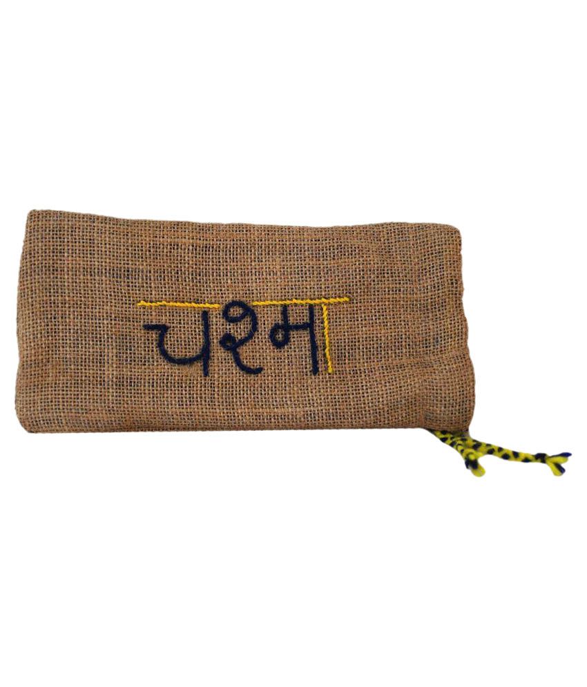 Other Brown Jute Sunglasses Pouch Buy Other Brown Jute Sunglasses