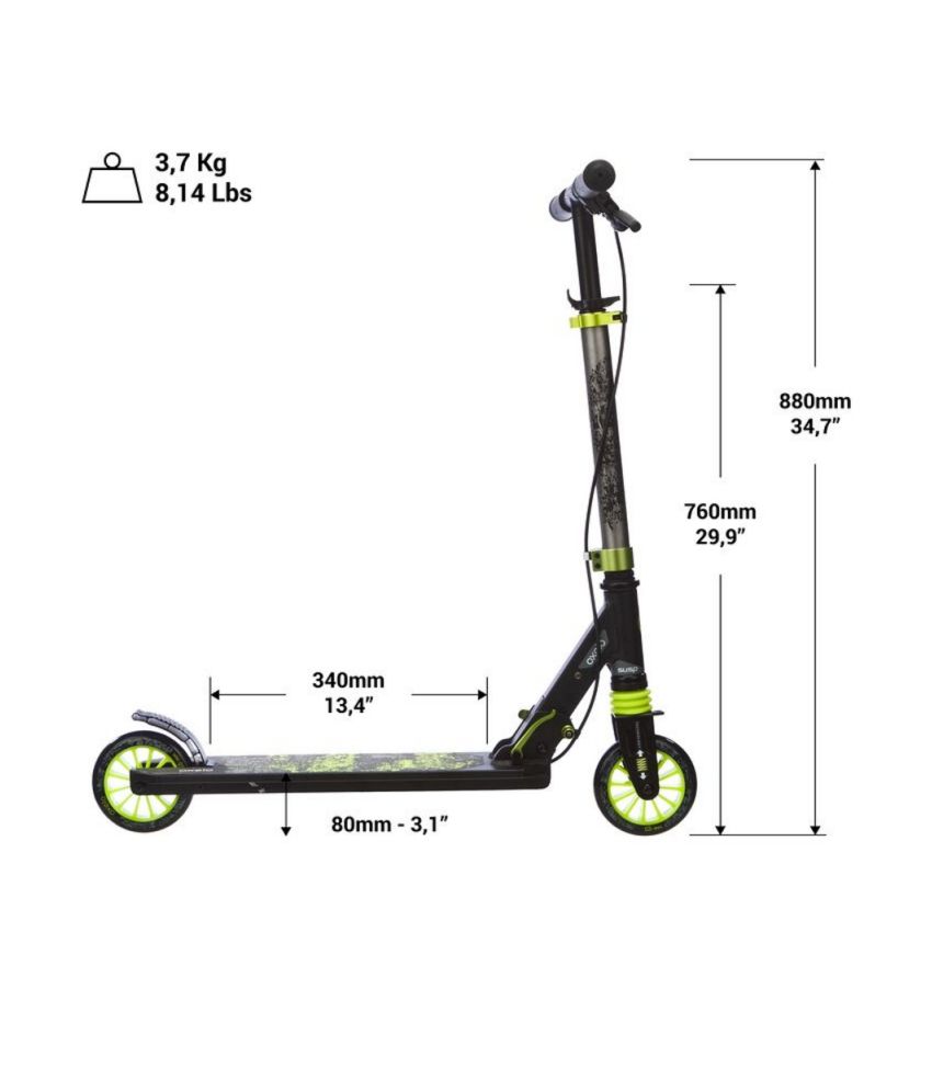 oxelo mid 9 scooter review