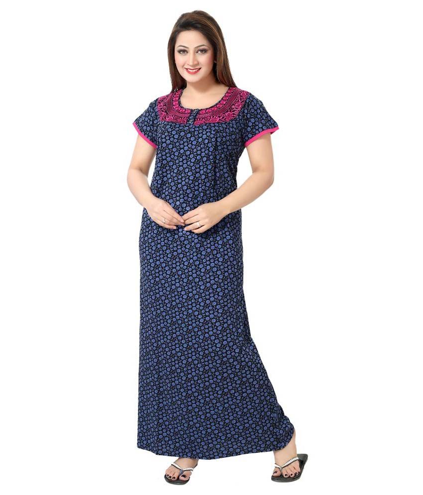 cotton nighty on flipkart