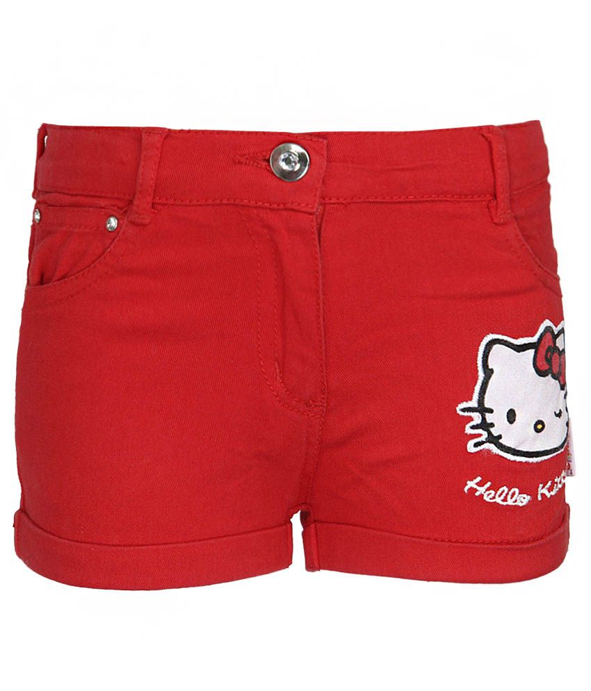 Hello Kitty Red Printed Shorts Buy Hello Kitty Red Printed Shorts