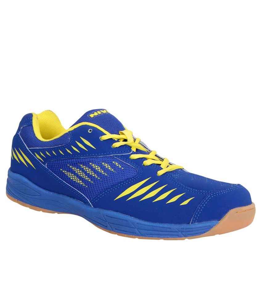 Nivia Super Court Blue Badminton Sports Shoes - Buy Nivia Super Court ...